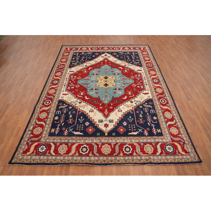 Tapis traditionnel à teinture végétale 9 x 12