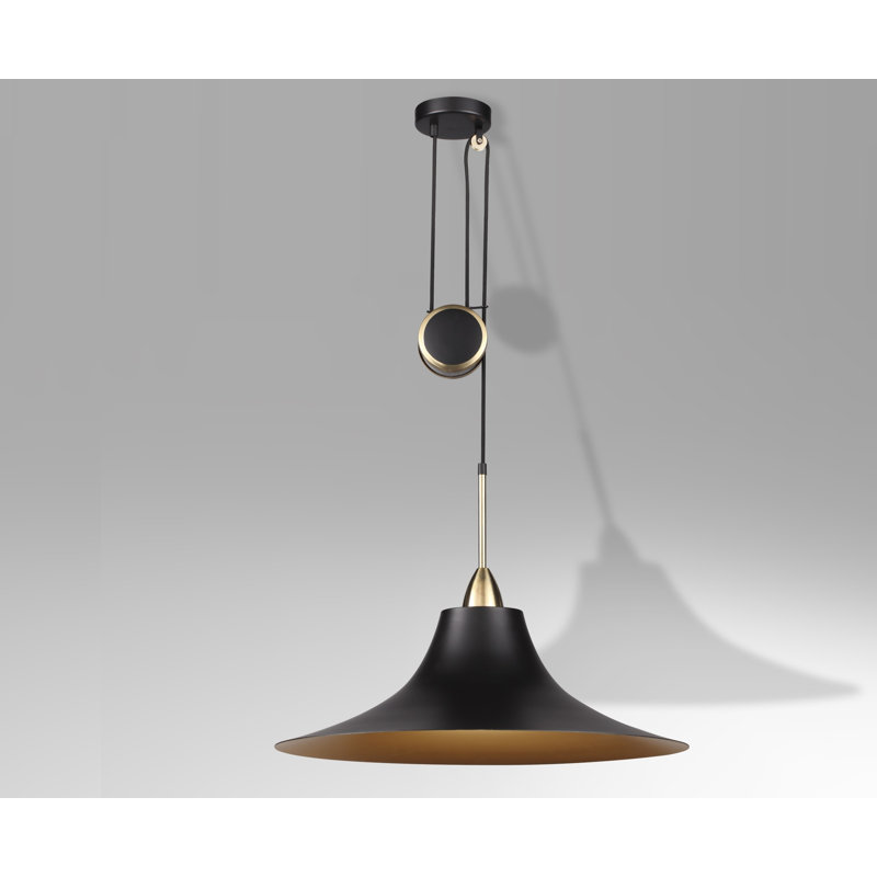 Luminaire suspendu 1 lumière à cône simple Mcbroom