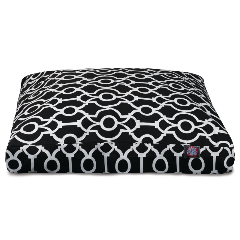 Coussin pour animaux Athens, Petit (l 20 po x P 27 po x H 4 po), Noir