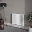Ipolito Single Panel D-Shape Horizontal Designer Radiator-329394877-329394878
