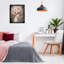 «Woman & Blush Florals», art mural encadré par RileyB-1012602833-1012602834