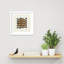 «Giese», objet en papier no 8 par le studio MIUUS, reproduction d'art encadrée en bois-100477806-100477807