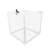 12 x 12 x 12" Clear Donation Box Plexiglass Acrylic Fundraising Ballot Tithing Box
