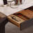 Saddle Leather Wrapped Desk with Smart Socket-745846773