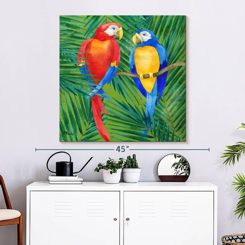 Brampt Amazon Birds, 33" H x 33" W