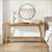 2-Tier Entryway Table,Sofa Table,Space-Saving Console Table-673010014