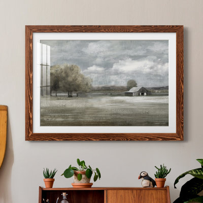 Country Quiet - Reproduction d'art graphique sur papier encadré