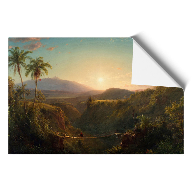 American Pichincha by Frederic Edwin Church - No Frame Print, 21cm H x 30cm W x 0.1cm D