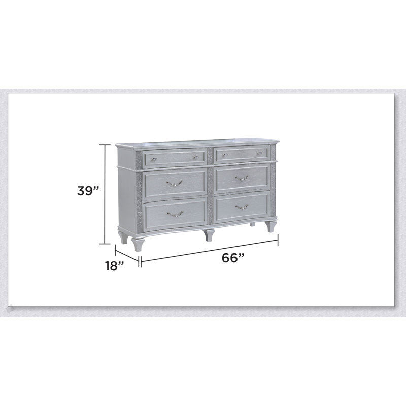 Commode 6 tiroirs Mystic