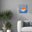 Toile épique «Orange nature morte» par Farida Zaman, 18 po x 18 po-1713046011