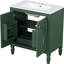 Lavabo de salle de bain 30 po, charme rétro, charnières - rangement généreux avec deux portes, tablette et tiroir fonctionnel, armoire spacieuse à portes-816457306