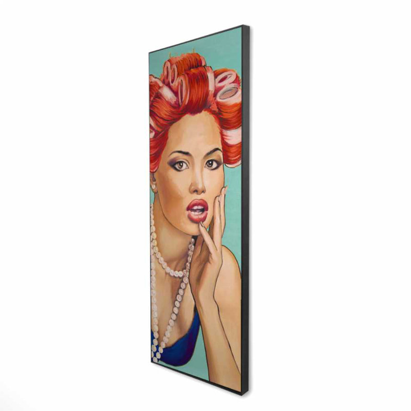 Pin-up avec des bigoudis - Neo Mint