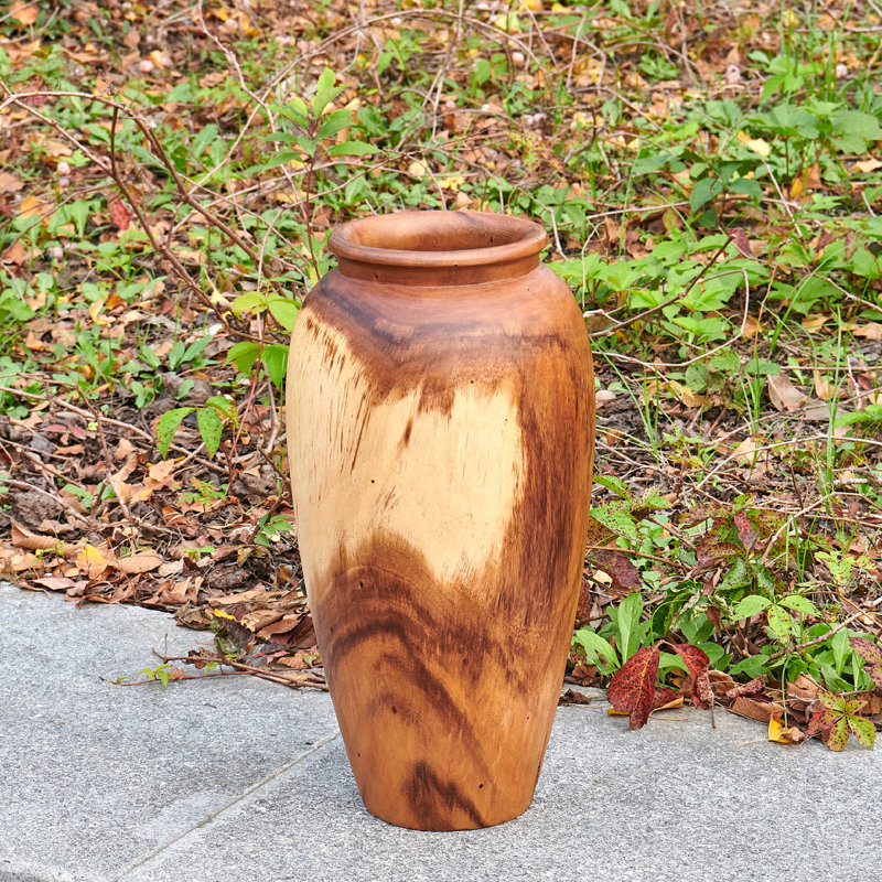 Brycelynn Acacia Floor Vase, 19.7" H x 7.1" W x 7.1" D