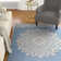 Burnell Blue/Cream Area Rug