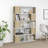 vidaXL Book Cabinet Room Divider Storage Bookshelf Bookcase for Living Room-684747136-690859646