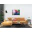 Peinture élégante en verre trempé, 17,7 po x 25,6 po | 100% verre trempé, épaisseur: 0,16 pouce | Superbe art mural pour la décoration intérieure, parfait pour le salon, la chambre à coucher et les espaces de bureau, durable et facile à nettoyer-1985420340