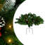 Arbre de Noël artificiel avec lumières DEL vert PVC 15,7 po
