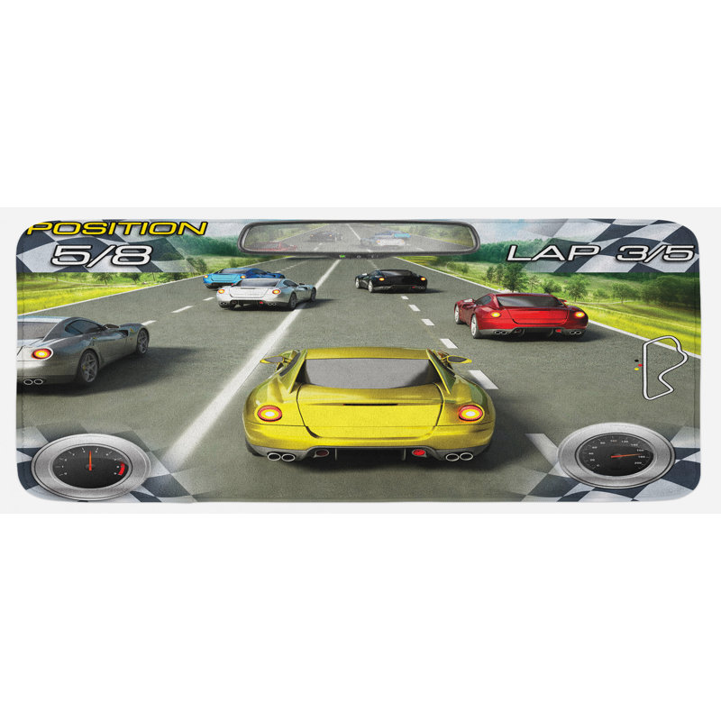 Tapis de cuisine cars