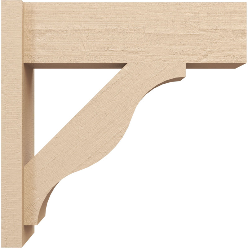 Bois de cèdre brut Funston Block TimberThane Perspector, brun clair apprêté, H 24 po x l 8 po x P 24 po
