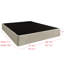 Sommier tapissier en métal 8 po Gajare-487634748