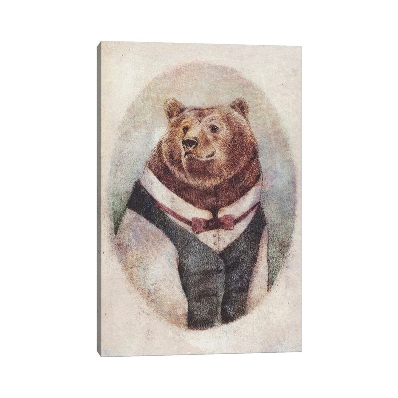 Wild Gentleman - Wrapped Canvas Print, 66.04 cm H x 45.72 cm W