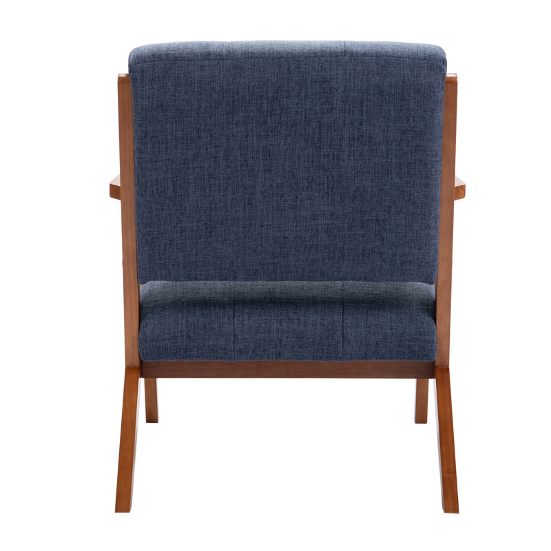66cm Wide Tufted Armchair, Blue