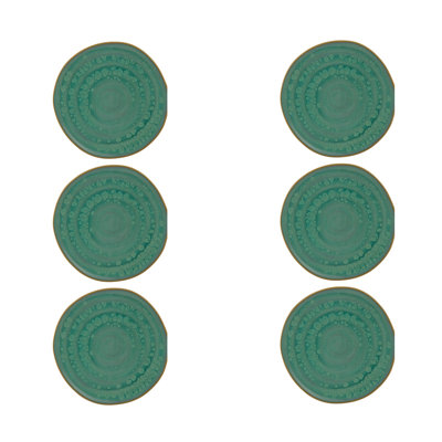 Gemstone Jade Stoneware Bread And Butter Plate