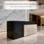 Comptoir de réception Natural Travertine Texture, réception contemporaine de luxe pour usage commercial-231780945
