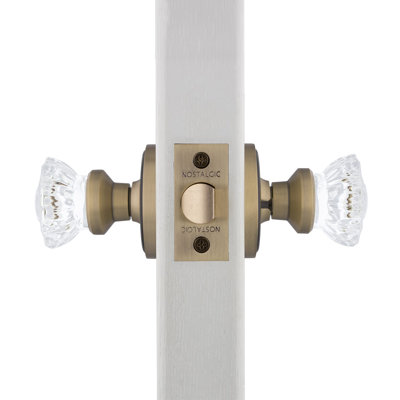 Classic Rosette with Crystal Door Knob