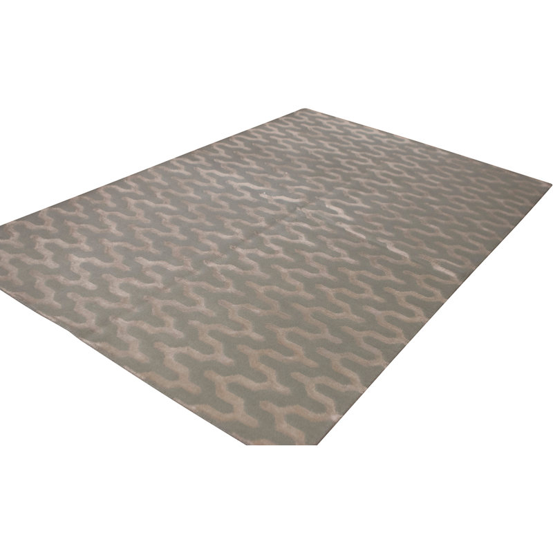 High-Quality Hand-Knotted Sea Glass Area Rug