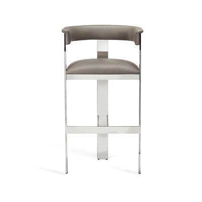 Darcy Upholstered Stool with Metal Frame