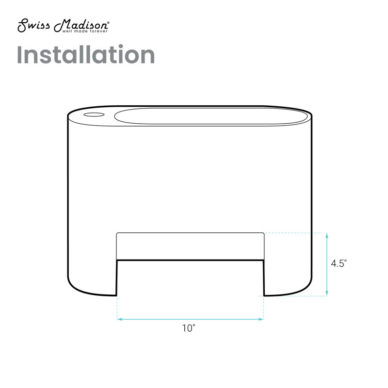 Terre 17.5" Right Side Faucet Wall-Mount Bathroom Sink, Green, Green