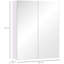 Armoire à pharmacie murale sans cadre Bingham-105218263