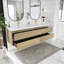Meuble-lavabo mural 72 po avec plateau en résine Ryton-1645502922