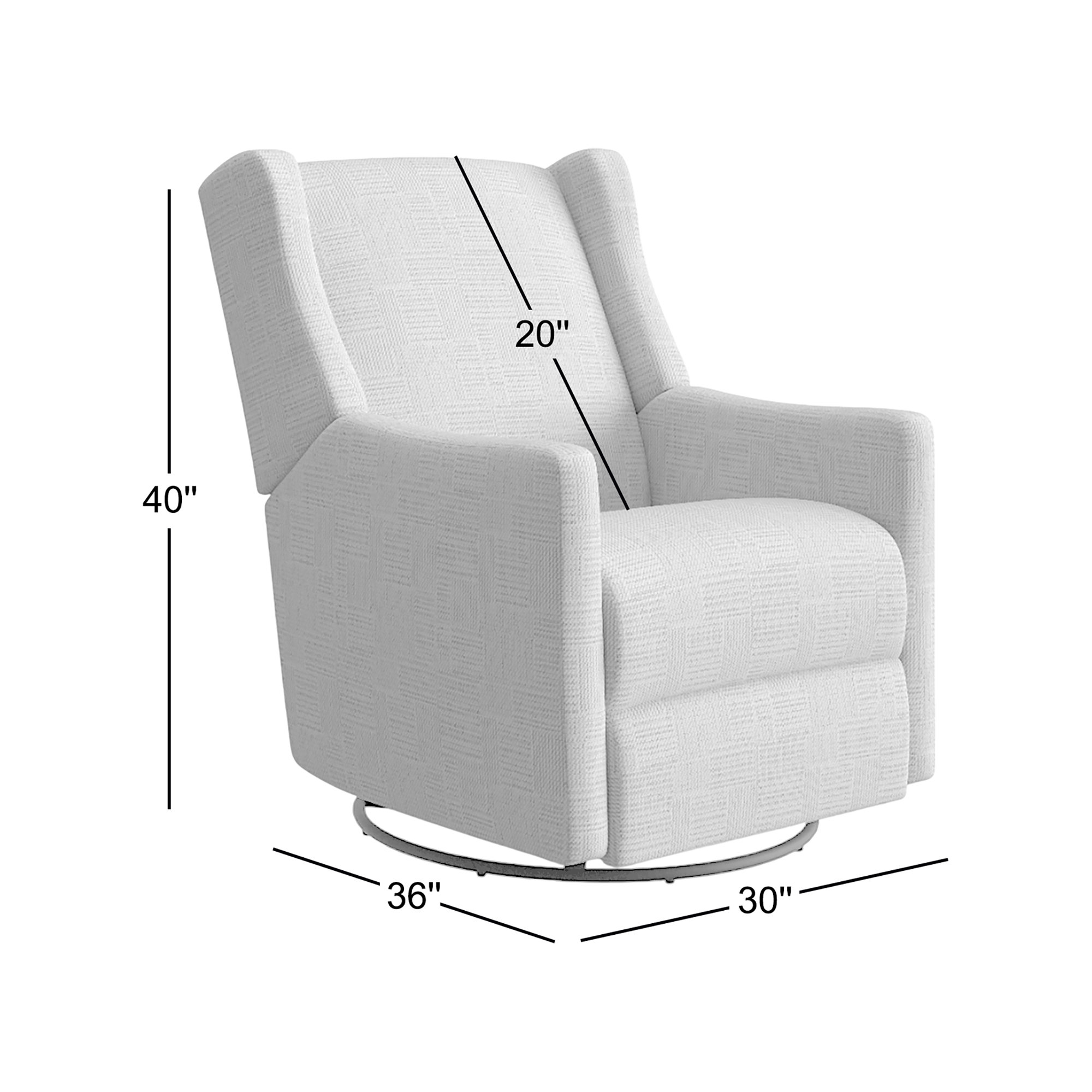 Andrina Manual Recliner, Colley Snow Performance