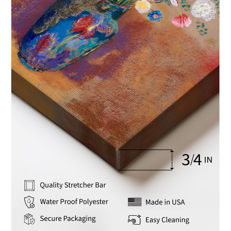 Bouquet de fleurs n ° 1, Unframed, Canvas, 16"H x 20"W