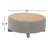 Rook Round Concrete Smokeless Fire Pit Table-90732172-90732175