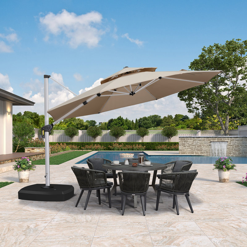 Parasol de terrasse 12 pi, Beige