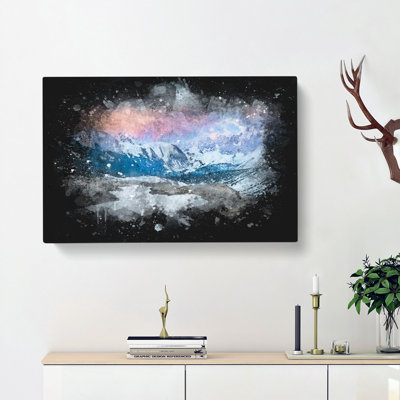 Towards The Mountain - Wrapped Canvas Print