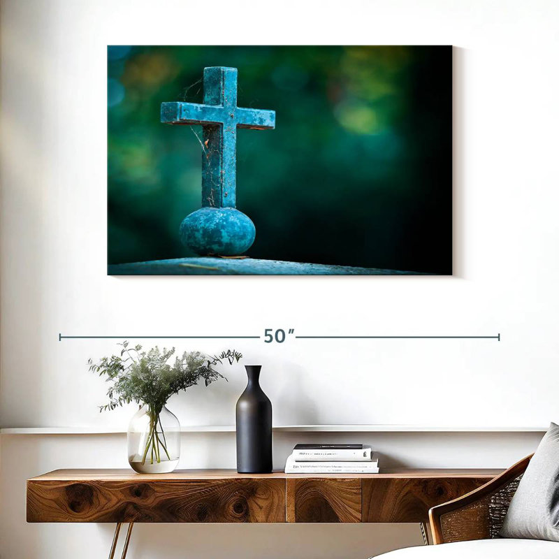 Adella Old Cross, 26" H x 39" W
