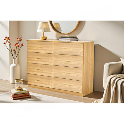 Commode à tiroirs moderne pour chambre à coucher - Vaste commode de rangement, robuste et sécuritaire
