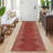 2X6 Runner Rug For Front Door Entryway Washable Area Rugfor Kitchen Neutral Area Rugs Stain Resistant Stripes Mat Non Slip Farmhouse Floor Cover Red-808944554