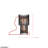 Park Row Wall Sconce - Matte Black/French Gold - 6.25"D x 11"W x 20"H