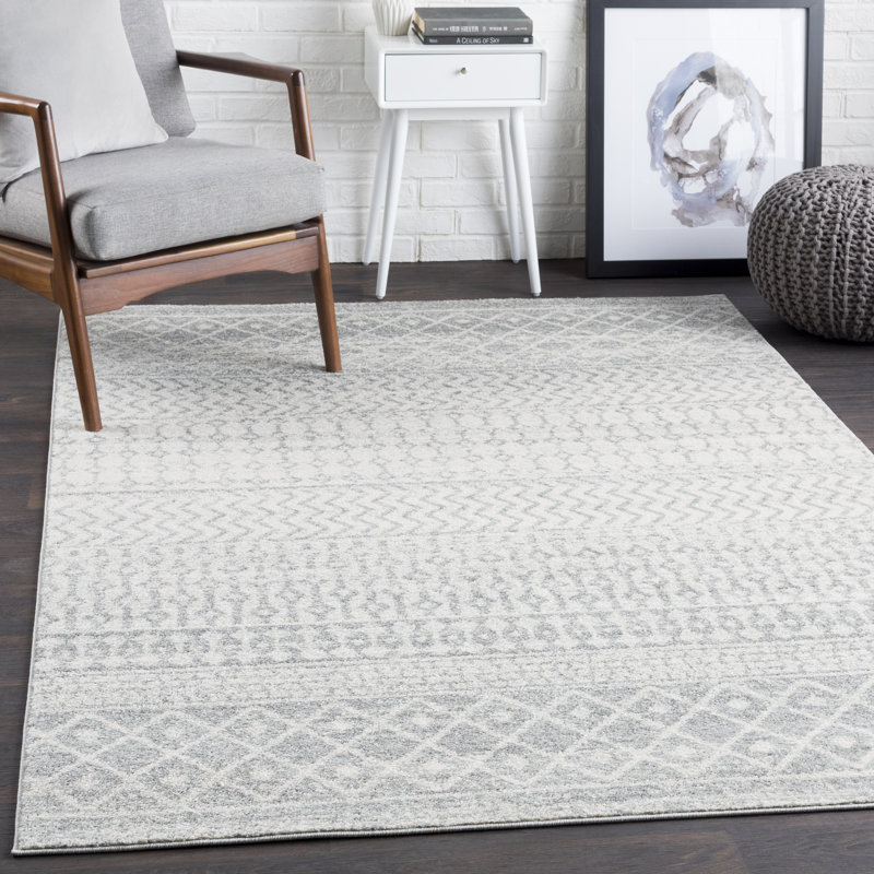 Warkentin Geometric Indoor Rug, Rectangle 7'10" x 11'