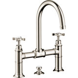 AXOR Montreux Widespread Bathroom Sink Faucet 220 with Cross Handles