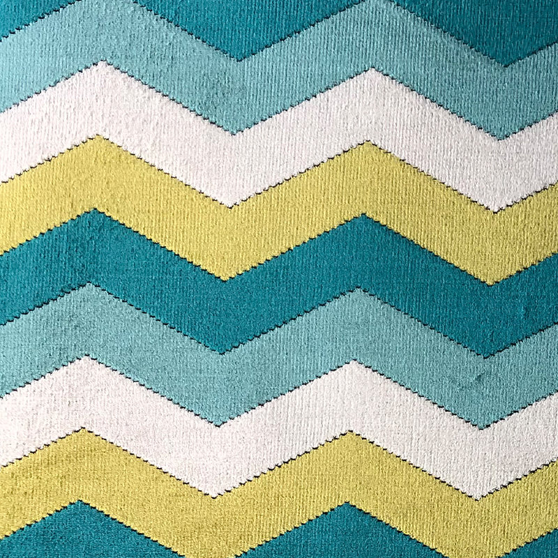 Cut Velvet | Fabiana Fabric_FABIANA, Turquoise
