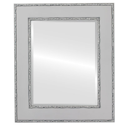 Richas Wood Flat Wall Mirror