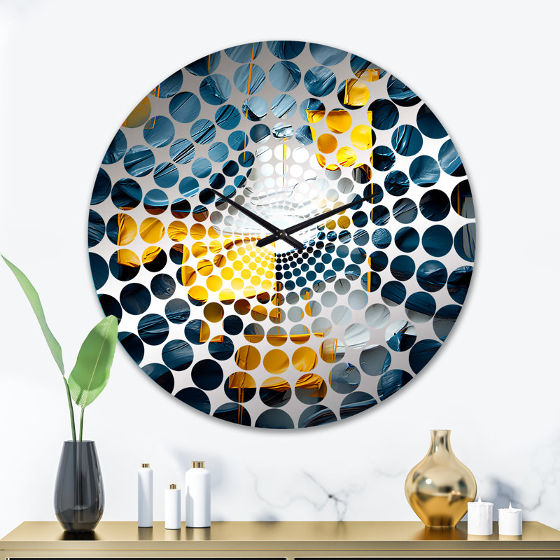 Bardsley - Horloge murale peinture abstraite, Grand