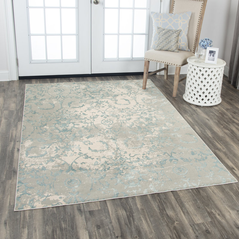 Carey Floral Indoor Rug, Rectangle 8'6" x 11'10"