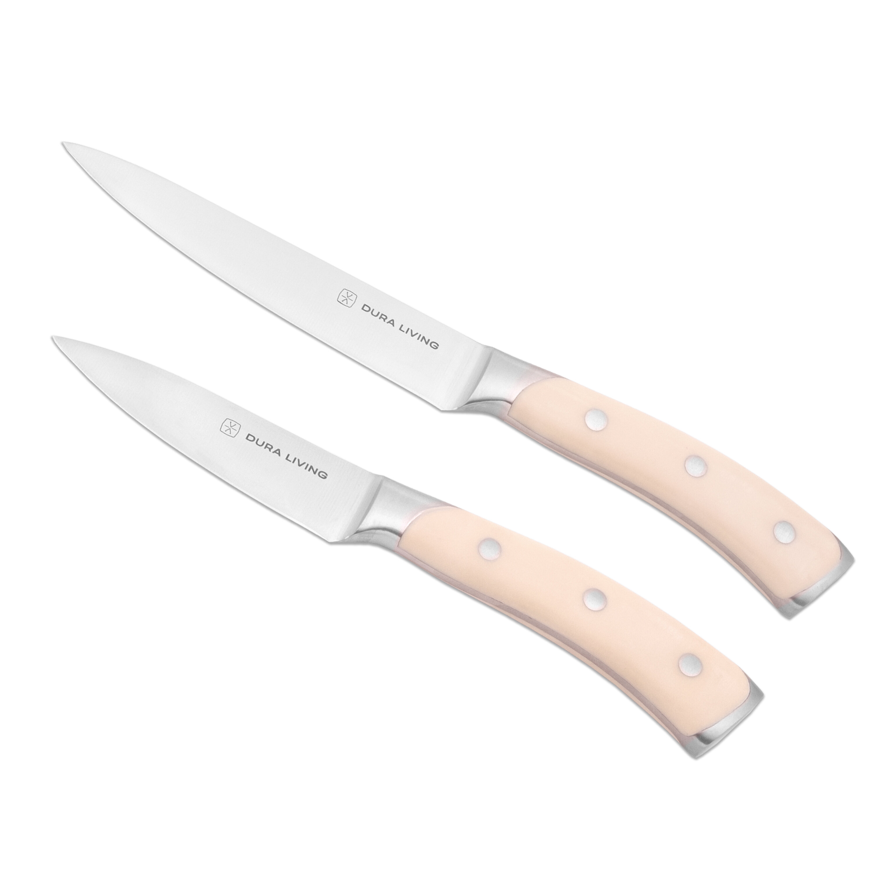 Dura Living 4-Piece Steak Knife Set - Forged High Carbon Stainless